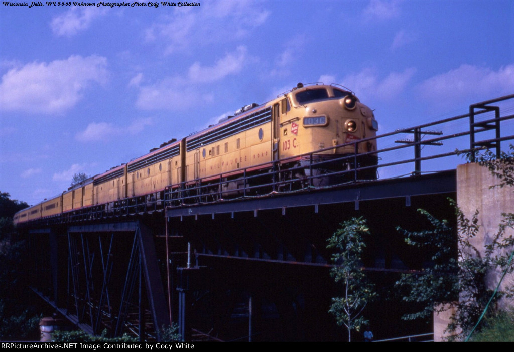 Milwaukee Road FP7A 103C